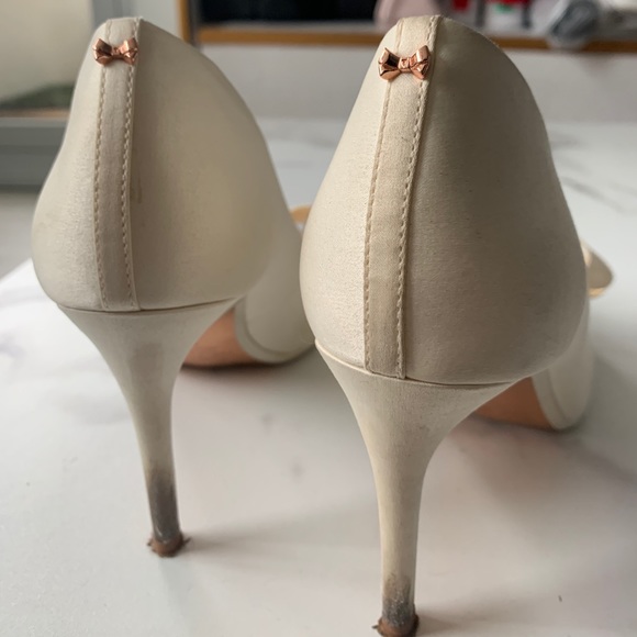 Ted Baker Cinderella Slippers in White with Pink - Picture 6 of 6